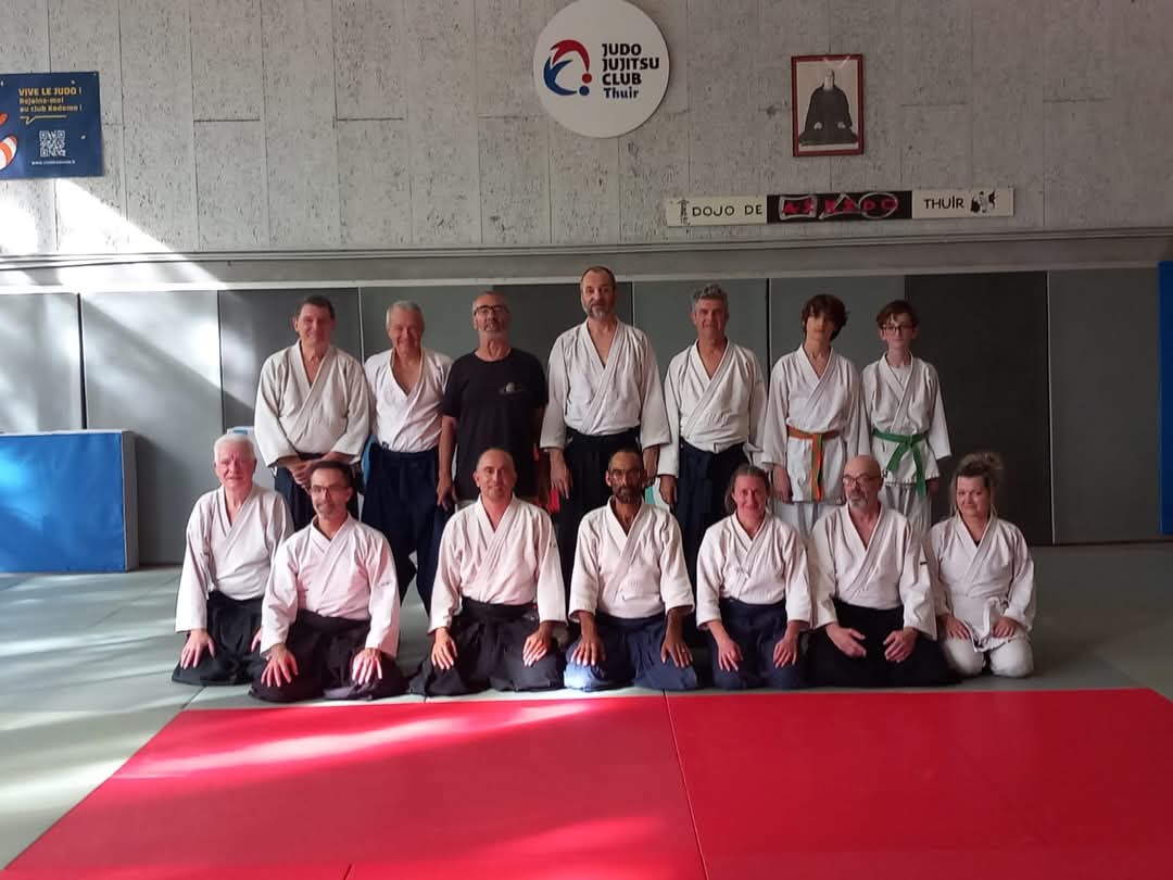 Photo de groupe des participants au stage de David Rioland et Virginie Gerard, avril 2026