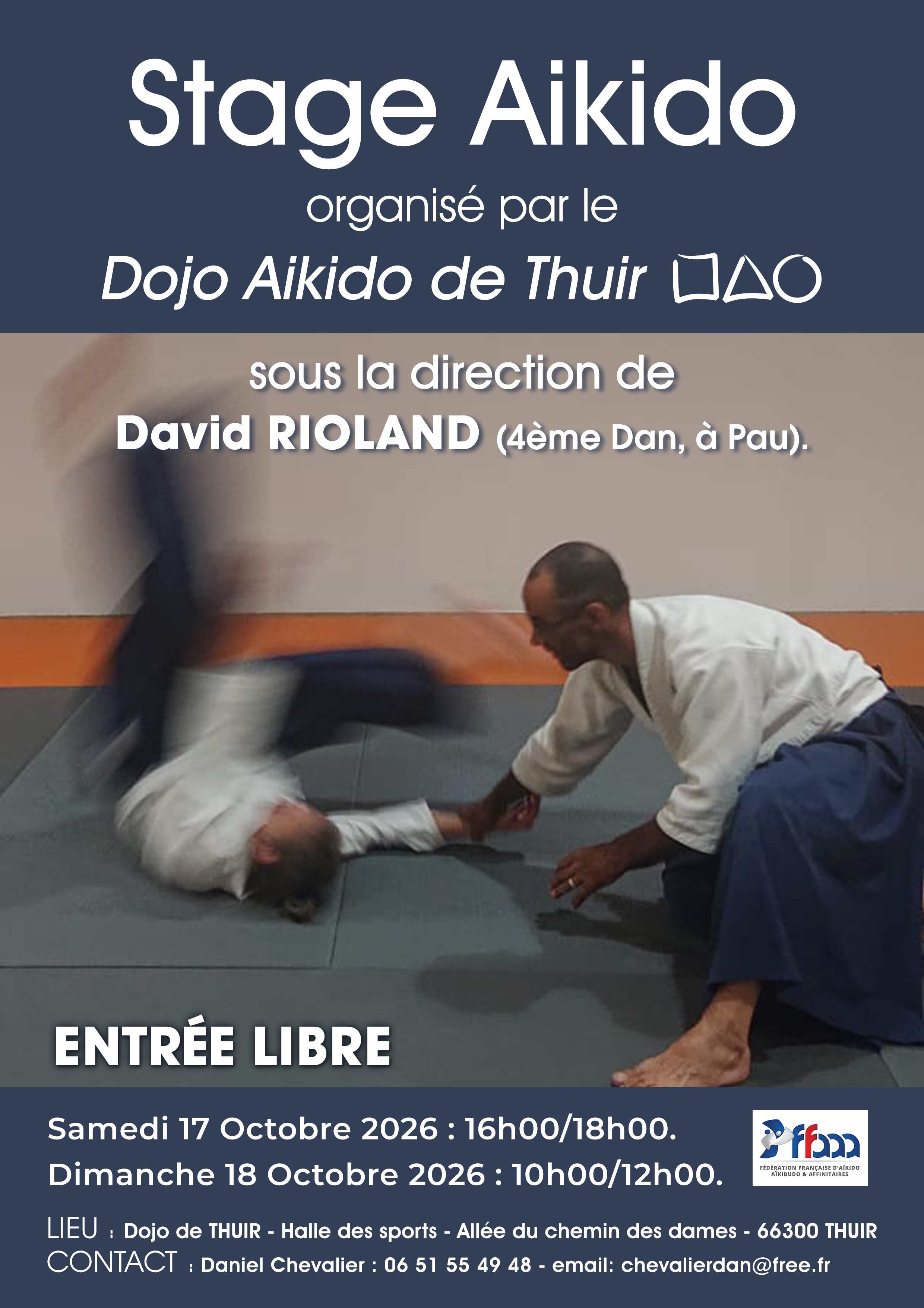 Stage Aikido José Maria Sévilleja 2026 THUIR
